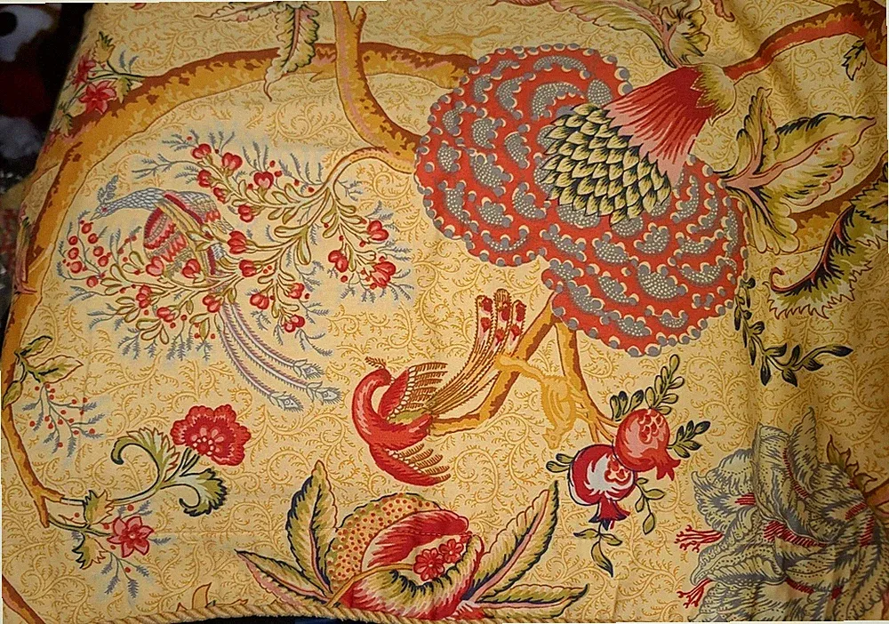 2 Rose Tree Summerton Standard Pillow Shams Jacobean Palampore Floral