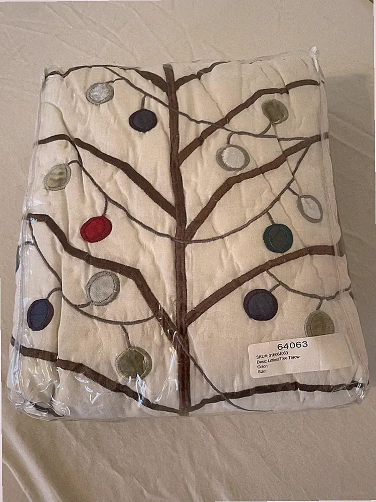 Coldwater Creek “Littlest Tree” Throw Blanket