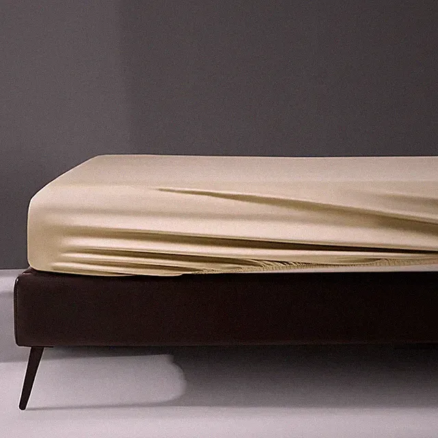 Luxury Egyptian Cotton Fitted Sheet with Elastic Bands Mattress Covers Protector