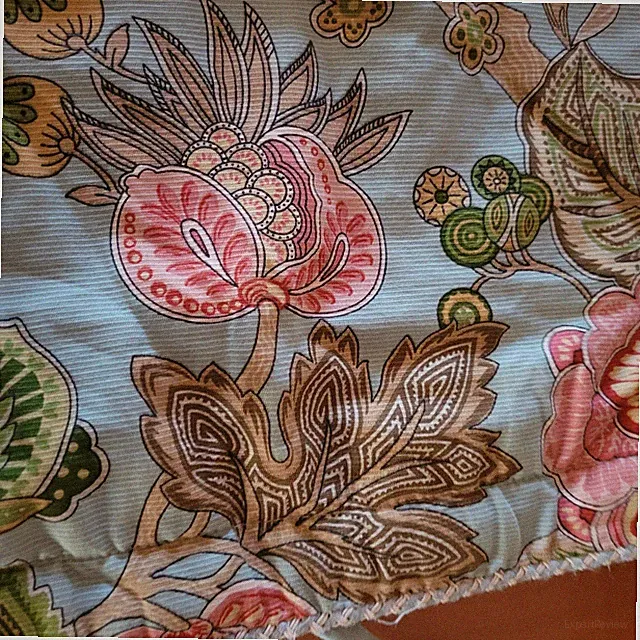 Rose Tree Collection Blue Floral 2 King Pillow & 1 Euro Sham Cottage RN116589
