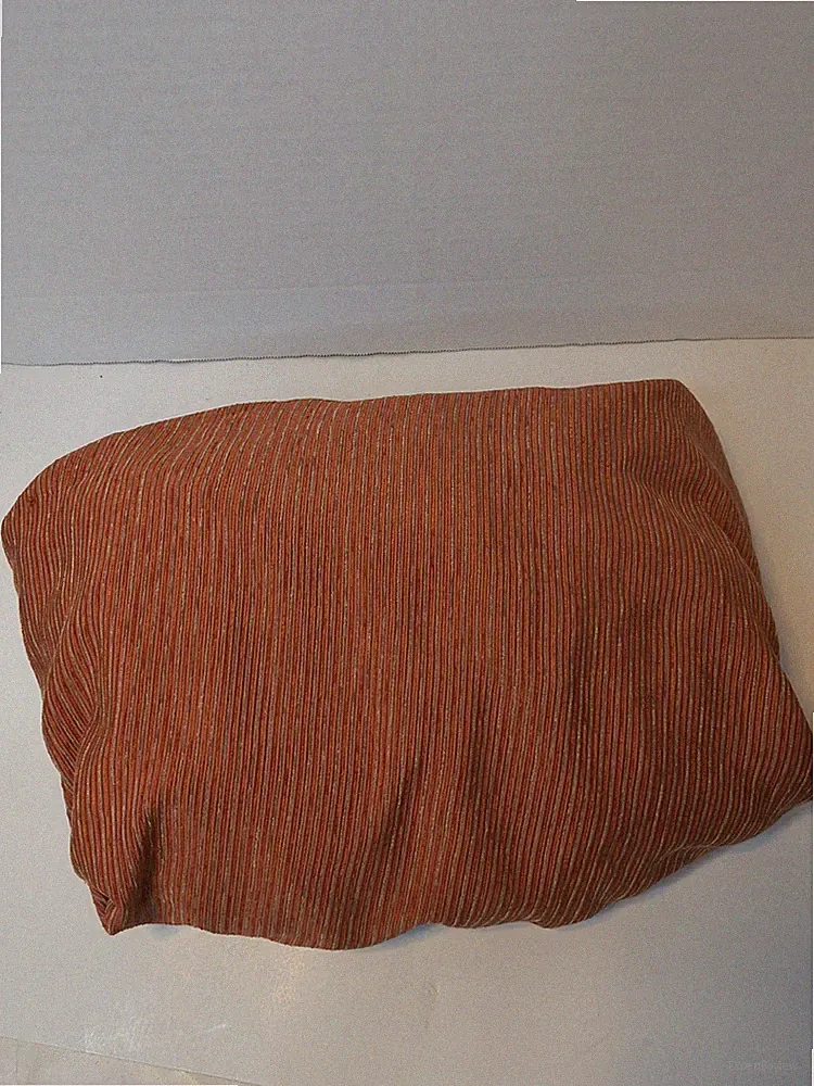 Rose Tree Harrogate Burnt Orange Striped King Bed Skirt 18.5" drop